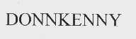 DONNKENNY