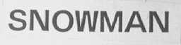 SNOW MAN