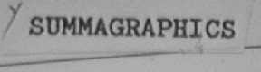 SUMMAGRAPHICS