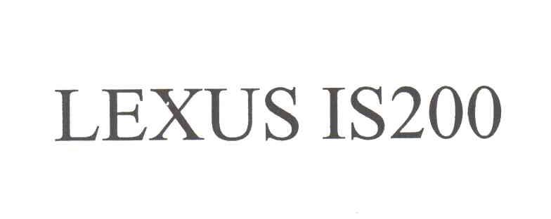 LEXUS IS200