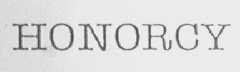 HONORCY