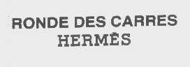 RONDE DES CARRES HERMES