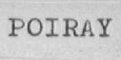 POIRAY