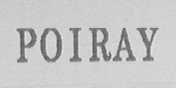 POIRAY
