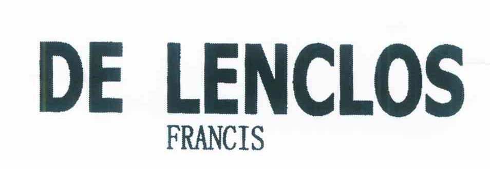 DE LENCLOS FRANCIS