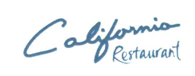 "CALIFORNIA"中文为"加州";"RESTAURANT"中文为"饭店