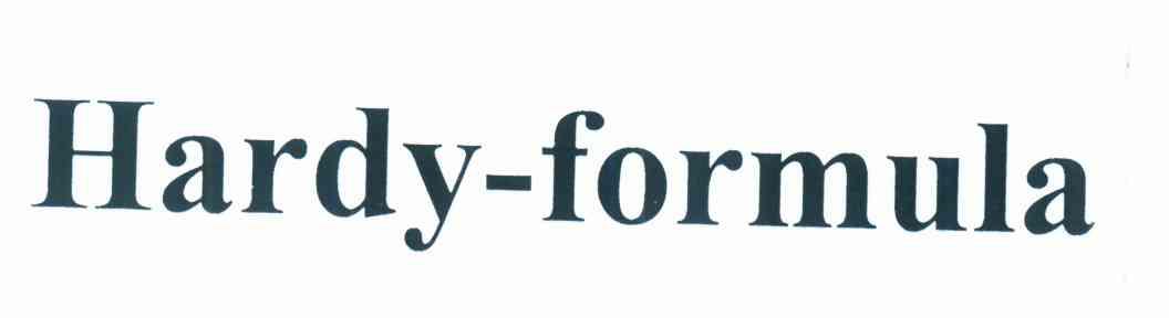 HARDY-FORMULA