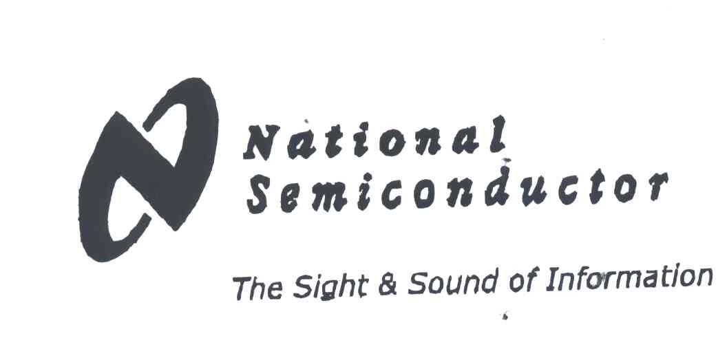 NATIONAL SEMICONDUCTOR THE SIGHT SOUND OF INFORMATION