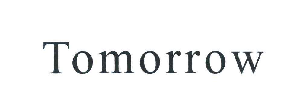 TOMORROW