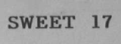 SWEET 17