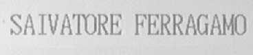 SAIVATORE FERRAGAMO    印刷体
