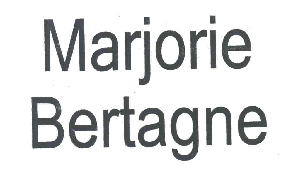 MARJORIE BERTAGNE