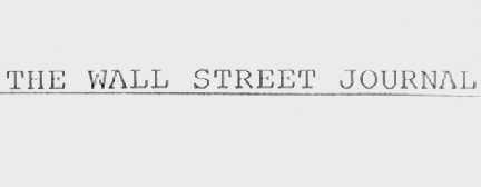 THE WALL STREET JOURNAL