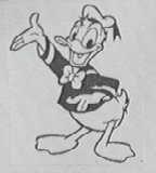 DRAWING OF DONALD DUCK