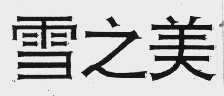 雪之美
