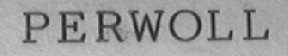 PERWOLL