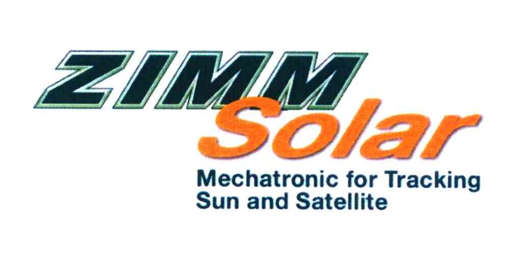 ZIMM SOLAR MECHATRONIC FOR TRACKING SUN AND SATELLITE