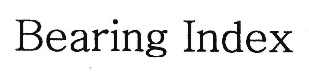 BEARING INDEX