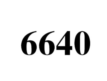 6640