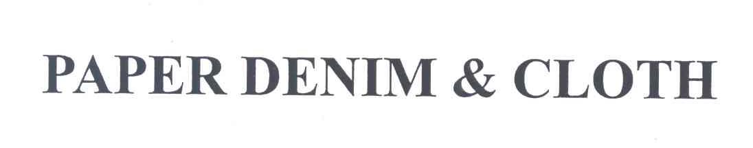 PAPER DENIM & CLOTH