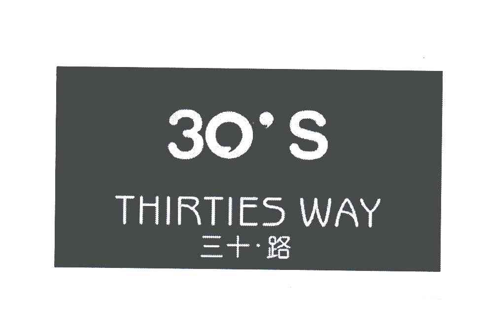 THIRTIES WAY;30;S;三十路