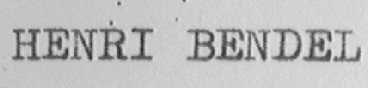 HENRI BENDEL