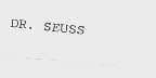 DR.SEUSS