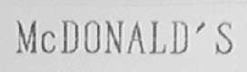 MCDONALD`S
