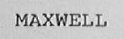 MAXWELL