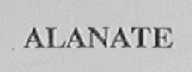 ALANATE