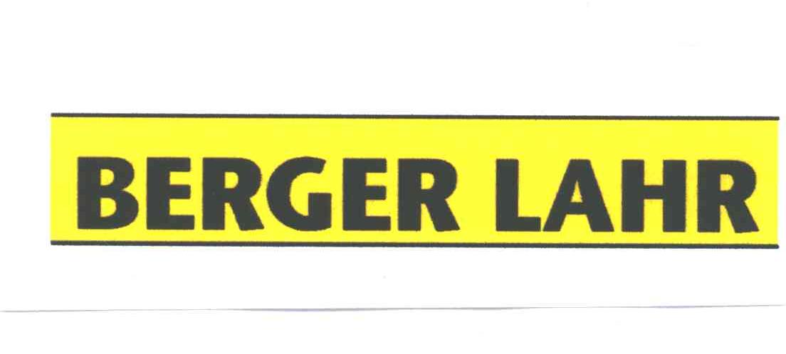 BERGER LAHR