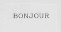 BONJOUR