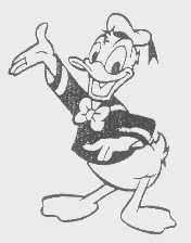 DRAWING OF DONALD DUCK  唐老鸭