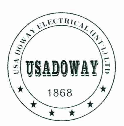 USADOWAY USA DOWAY ELECTRICAL(INT＇L)LTD 1868