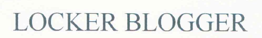 LOCKER BLOGGER
