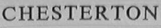 CHESTERTON