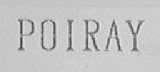 POIRAY