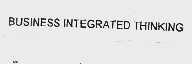 INTEGRATED THINKING