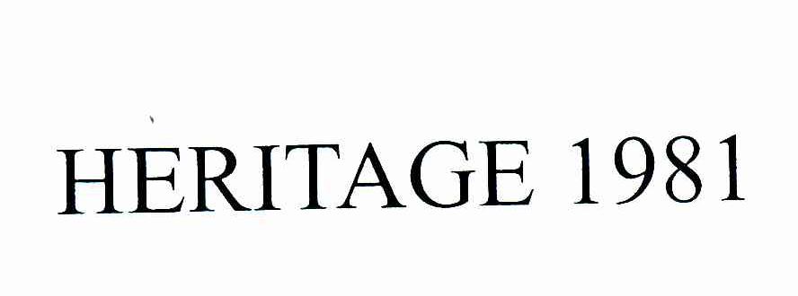 HERITAGE;1981