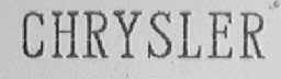 CHRYSLER