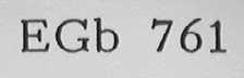 EGB 761