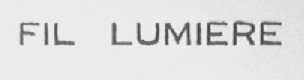 FIL LUMIERE
