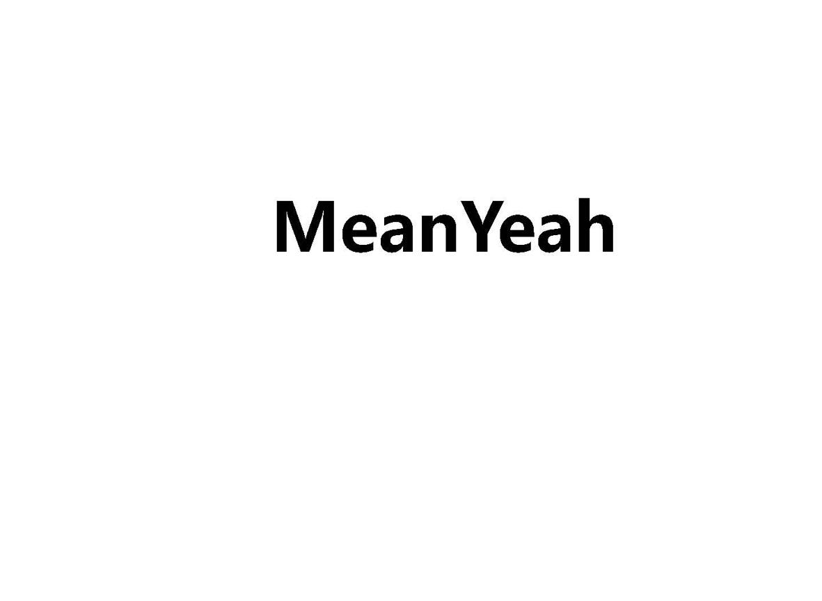 MEANYEAH