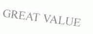 GREAT VALUE