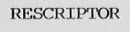 RESCRIPTOR