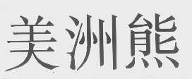 美洲熊