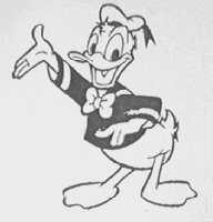 DRAWING OF DONALD DUCK