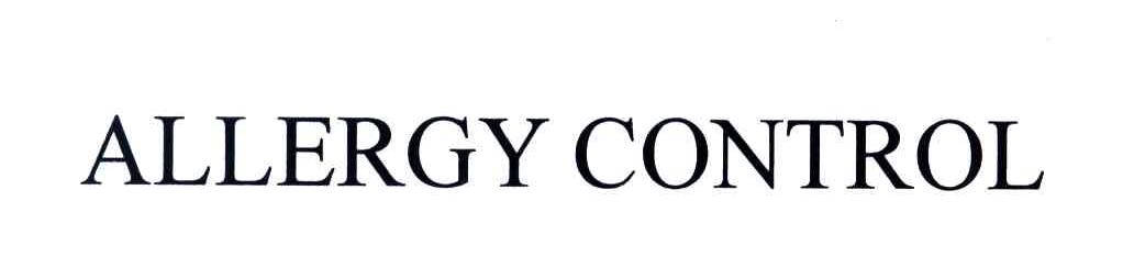 ALLERGY CONTROL