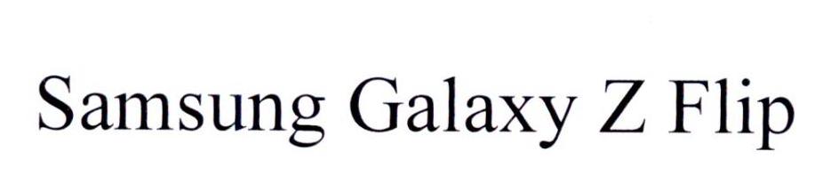 SAMSUNG GALAXY Z FLIP