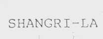 SHANGRI-LA